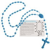 Rosary Beads - Spanish Version - Royal Blue