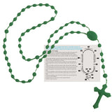 Rosary Beads - English Version - Green